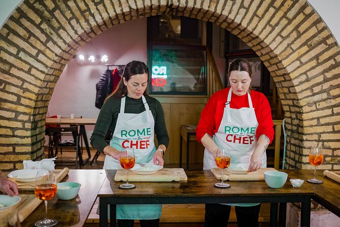 Pasta Cooking Class Near the Colosseum with 3 Spritz Cocktails - What You Actually Get for About $95