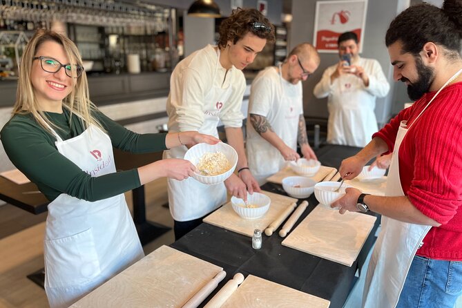 Pasta&Tiramisu Workshop: Craft Your Dinner with Free Flowing Wine - The real workout: making fettucine dough and cutting fresh pasta
