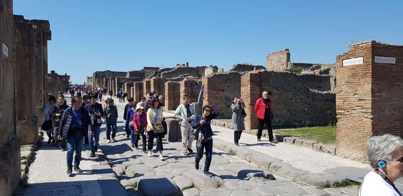 Pompeii: Entry Ticket w/ Guide and Transfers or Audio Guide - Forum and Amphitheatre: Roman Power and Public Spectacle