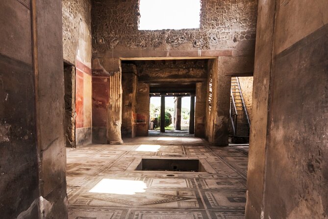 Pompeii & Herculaneum by Train from Rome with Pizza Lunch - Naples connection and the air-conditioned coach ride