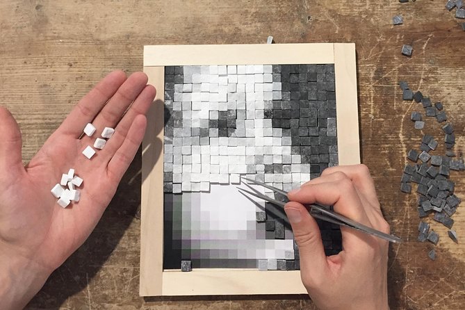 Portrait Mosaic Making - Why a self-portrait mosaic workshop feels so Roman (even when it’s your own face)