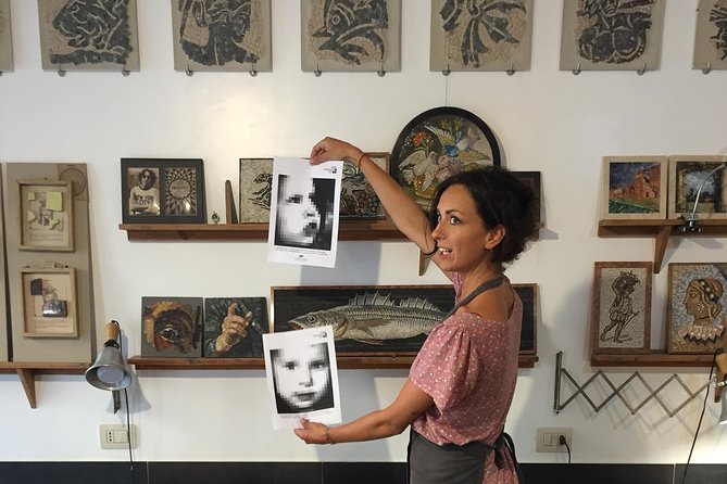 Portrait Mosaic Making - Studio Cassio location: what to expect at Via Urbana 98