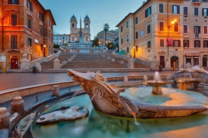 Pre-Cruise Private Sightseeing Tour of Rome - Spanish Steps: flexible walking, flexible photos