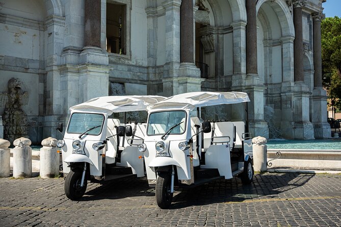 Private 2 Hour VIP Tuk Tuk Tour with Hotel Pickup and Prosecco - Colosseum Stop: See It Up Close, But Plan for Tickets