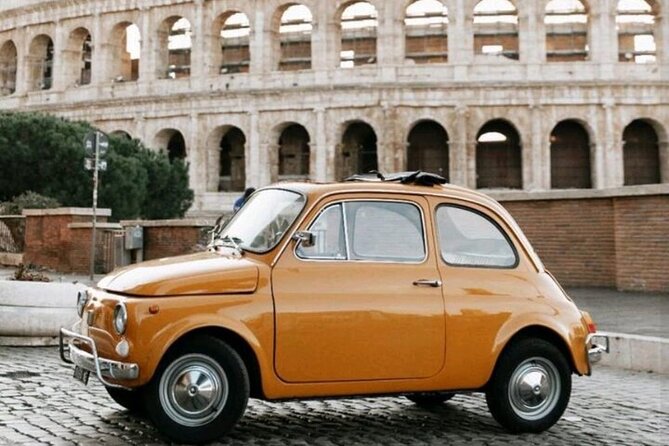 Private: 3 hours panoramic tour of Rome aboard a vintage Fiat 500 - Janiculum Hill: Paola water fountain and a serious panorama
