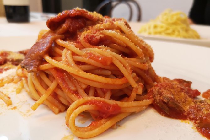 Private 4 Roman Pastas Tasting Tour in Rome - Wine with dinner: it helps you slow down and taste better