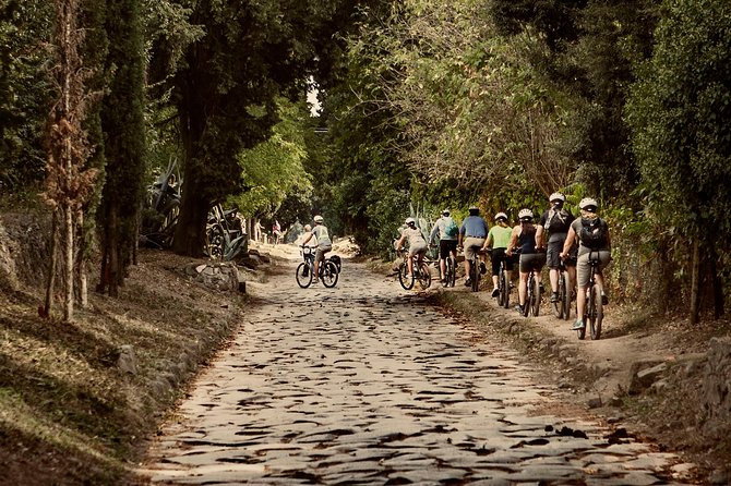 PRIVATE Appian Way and Lake Albano Ebike Tour with Italian Lunch - Lake Albano on an E-Bike: Views Over a Volcanic Crater