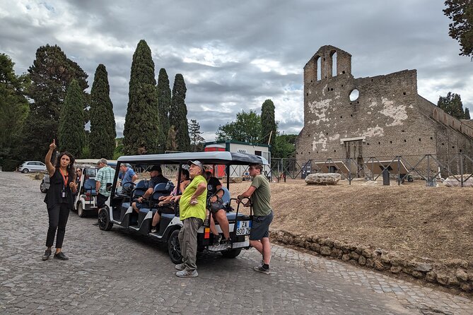 Private Appian Way (Appia Antica) Tour in Rome by Golf Cart - What a 3-Hour Private Route Looks Like