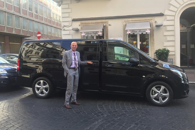 Private Civitavecchia Port Transfer From / To Rome City Center - The ride in Bibbo Tours’ private minivan: what to expect