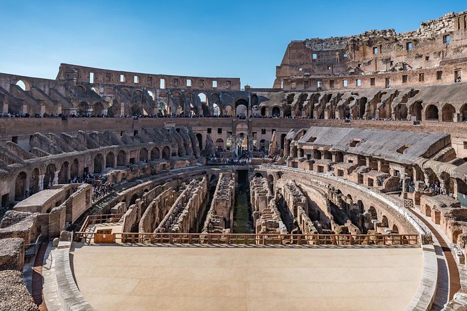 Private Colosseum Tour with Gladiator Arena Floor, Forum and Palatine Hill - Colosseum Stop: From the Arena Stage to the Upper Levels