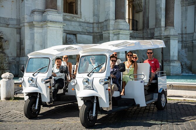 Private Electric Tuktuk Tour of Rome with Prosecco and Pickup - Key points to know before you go
