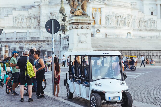Private Evening Golf Cart Tour of Rome with Aperitivo - Meeting at Anantara Palazzo Naiadi and Getting Rolling Fast