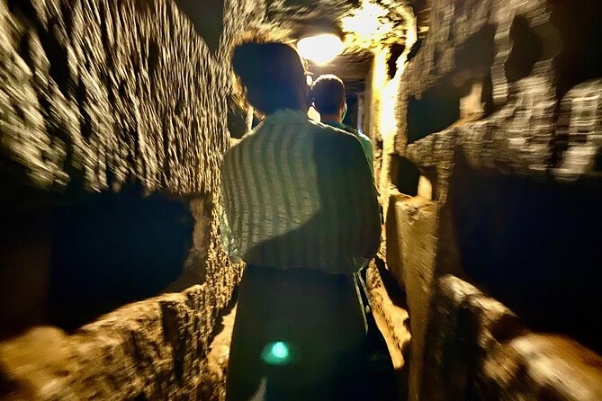Private Express Tour of Roman Catacombs with Transfer - Stop 2: Appian Way (Via Appia Antica) for 5 minutes of Roman road