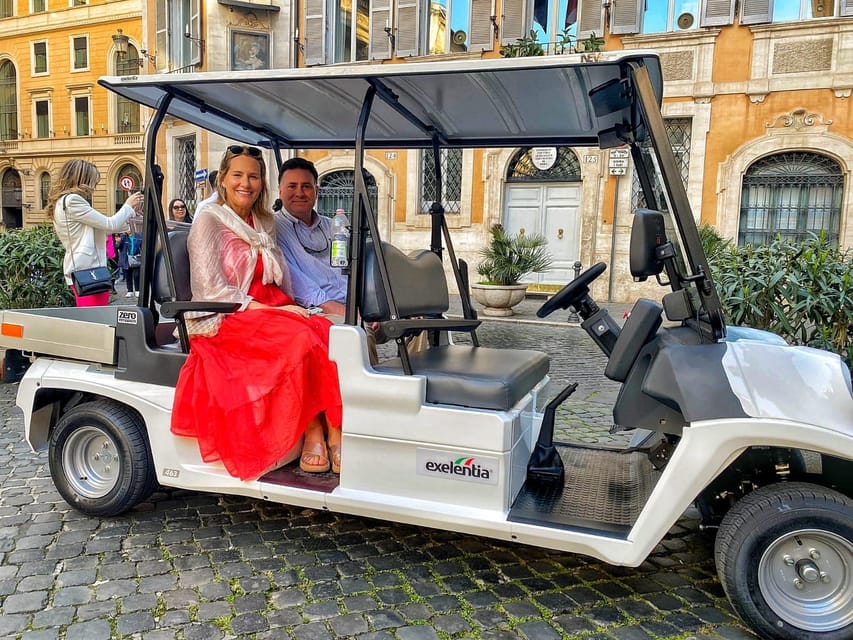 Private Golf Cart Tour with Roman and Gelato (more options) - Optional upgrades: Roman pizza or wine at the Orange Garden
