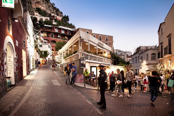 Private Guided Day to Pompeii, Amalfi Coast and Positano - Positano in Two Hours: Steep Streets, Shops, Cafés, and Pebble Beach Time