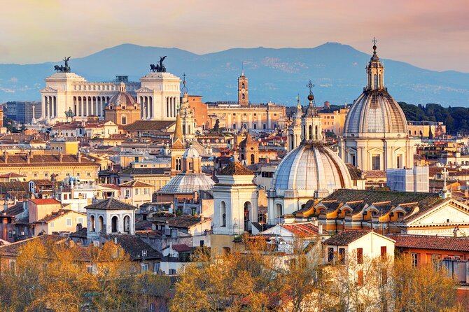 Private Piazza's, Fountains, Monuments & Basilicas Rome Golf Cart - Gianicolo Hill Views and the Fontanone’s Long Aqueduct Story