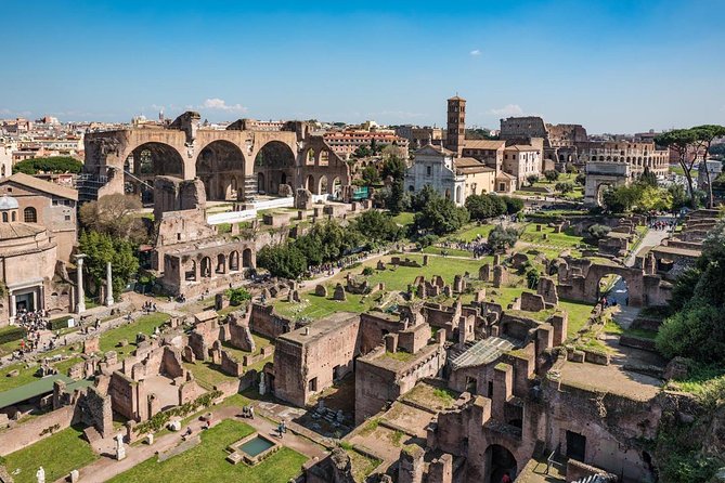 Private Rome in a Day Tour with Colosseum & Sistine Chapel: Essential Experience - Roman Forum stop: Via Sacra and the buildings you can actually picture