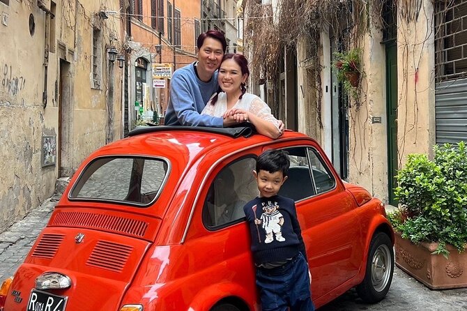 Private Rome Tour in Classic Red Fiat500 - Pantheon stop: the fast photo break that actually works