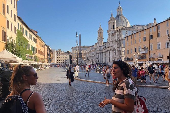 Private Tour - City Center - Piazza di Pietra: A Quick Pass by Hadrian’s Temple