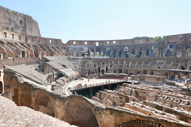 Private Tour of Colosseum Arena with Entrance to Roman Forum - Colosseum walkthrough: the arena floor and Porta Libitinaria