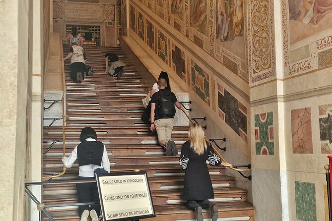 Relics from Passion of the Christ Tour in Rome - Stop 3: Scala Santa (Holy Steps) and the view to the Holy of Holies