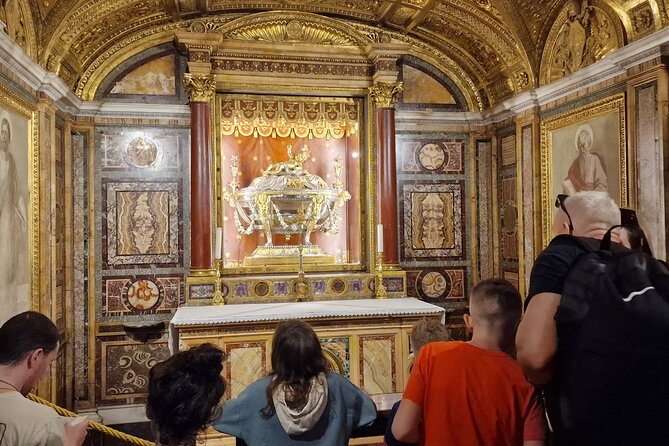 Relics from Passion of the Christ Tour in Rome - Stop 4: San Giovanni in Laterano, Borromini, and the saints’ skulls