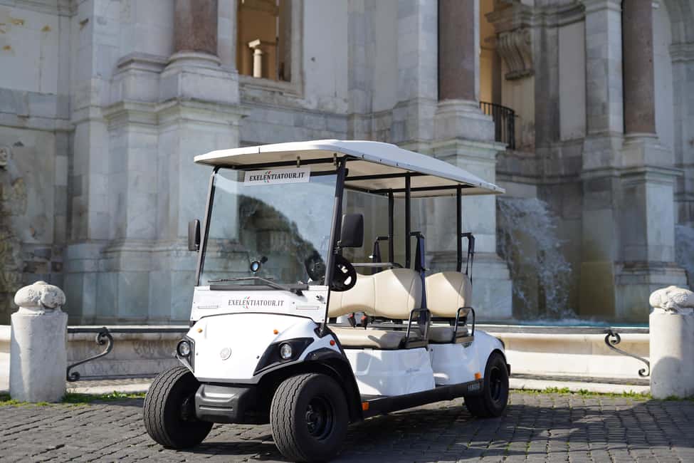 Roma: Golf Cart Night Tour - Pickup, small-group size, and the guide experience (Raheem and Karim stand out)