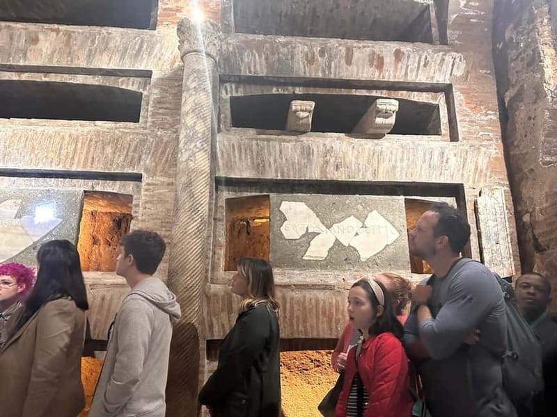 Roman Catacombs Guided Tour with Transfer from Rome Center - Meeting point near Santi Cosma e Damiano: getting started smoothly