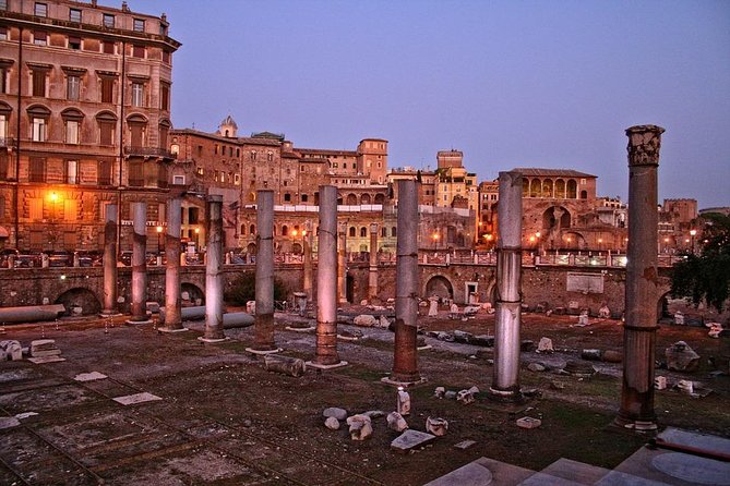 Roman Nightscape: Exclusive Private Night Tour with Driver - Piazza Navona after dark: the stadium footprint still matters