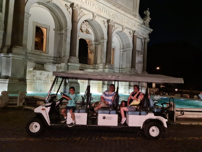 Rome: 2-Hour Golf Cart Sightseeing Tour at Night - How this nighttime golf cart tour actually feels in Rome