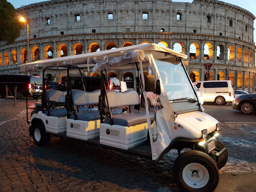 Rome: 2-Hour Golf Cart Sightseeing Tour at Night - Pincio, Janicolum, and Capitoline Hill: viewpoint moments you’ll feel