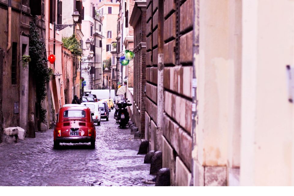 Rome: 3-Hour City Tour by Vintage Fiat 500 - Rome’s hills in a small car: Aventine Hill and the Janiculum