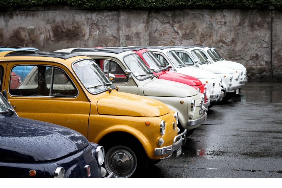 Rome: 3-Hour City Tour by Vintage Fiat 500 - Appian Way plus Circus Maximus and Baths of Caracalla