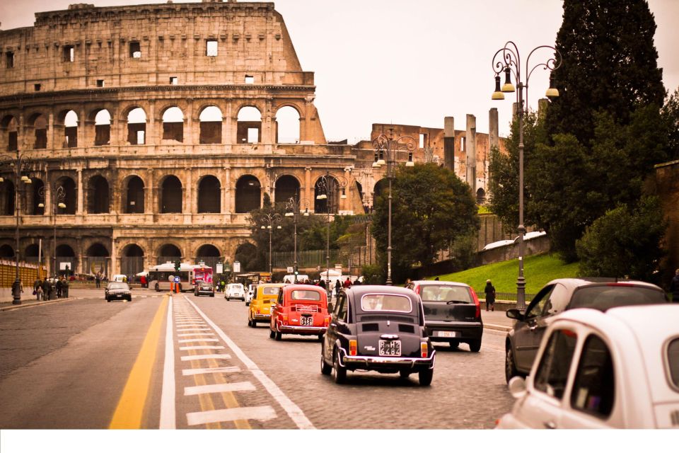 Rome: 3-Hour City Tour by Vintage Fiat 500 - Getting in and out: hotel pickup and the small-car reality