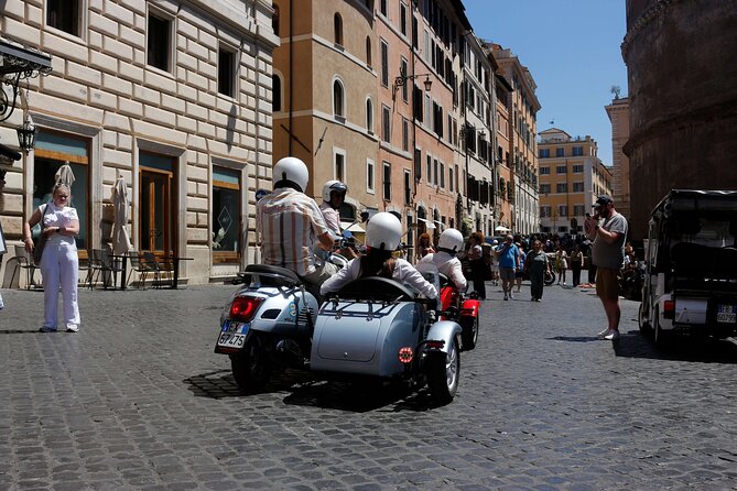 Rome 3 hours Vespa Sidecar Private Tour with Gelato - Trevi Fountain: Longest Stop, Best Photo Odds