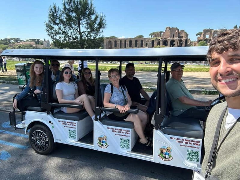 Rome: 4 Hour Electric Golf Cart Tour with Hotel Pickup - Pickup, meeting point, and what to know before you go