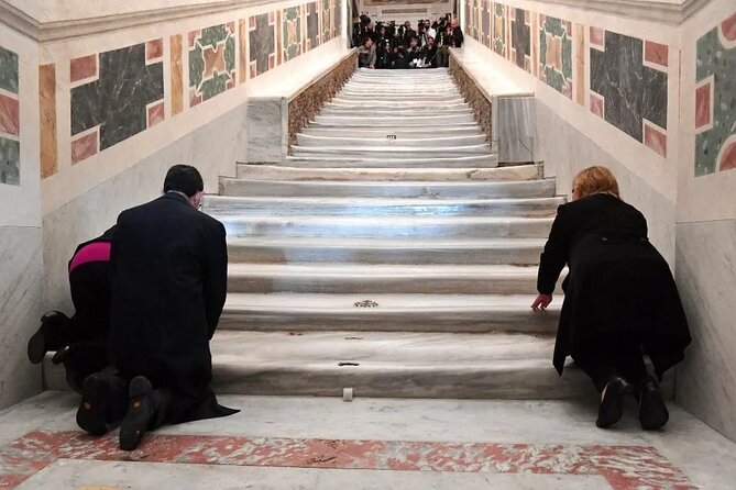 Rome: 4 Major Basilicas Private Tour with Driver at Disposal - Scala Sancta: The 28 Marble Steps in the Pontifical Sanctuary