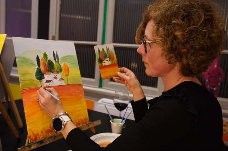 Rome: Afternoon Paint and Sip Experience in Piazza Navona - Instructors in Practice: Marco’s Facilitation Style (and Aga’s Support)