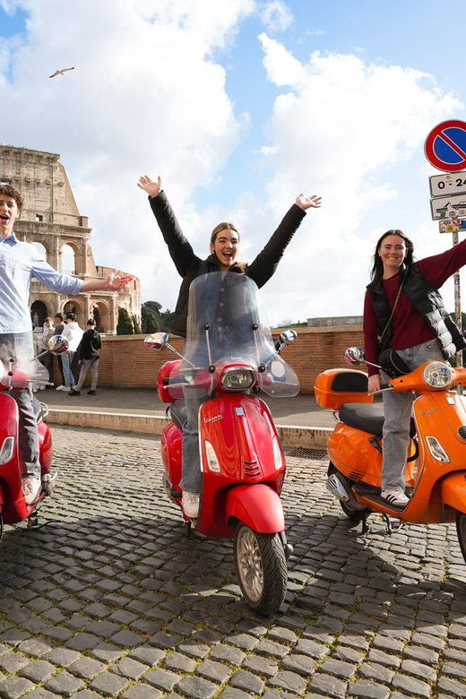 Rome: All In One Day by Vespa - From the Tiber Toward the Vatican: St. Peter’s Basilica from the Road