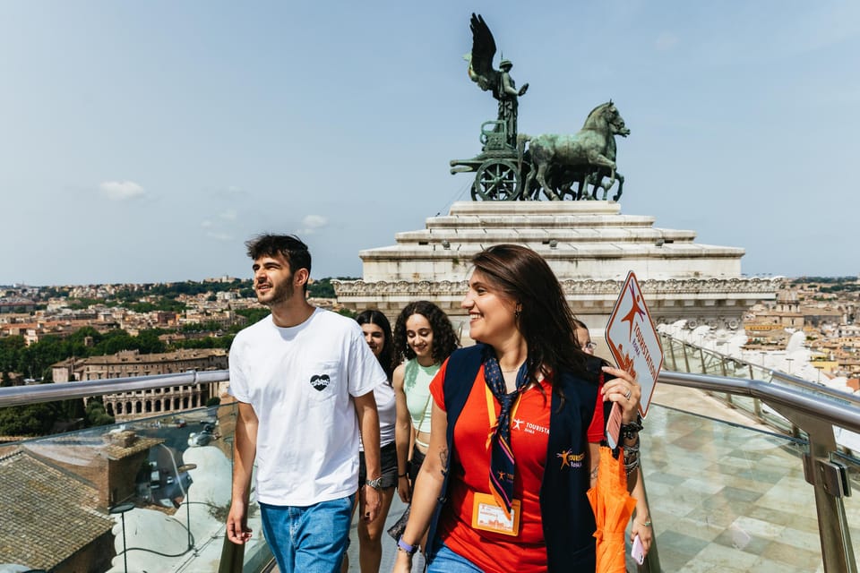 Rome: Altar of the Fatherland Elevator and Museum Tickets - Ancient Rome Multimedia Video + App Audio Guide: Don’t Skip the Prep
