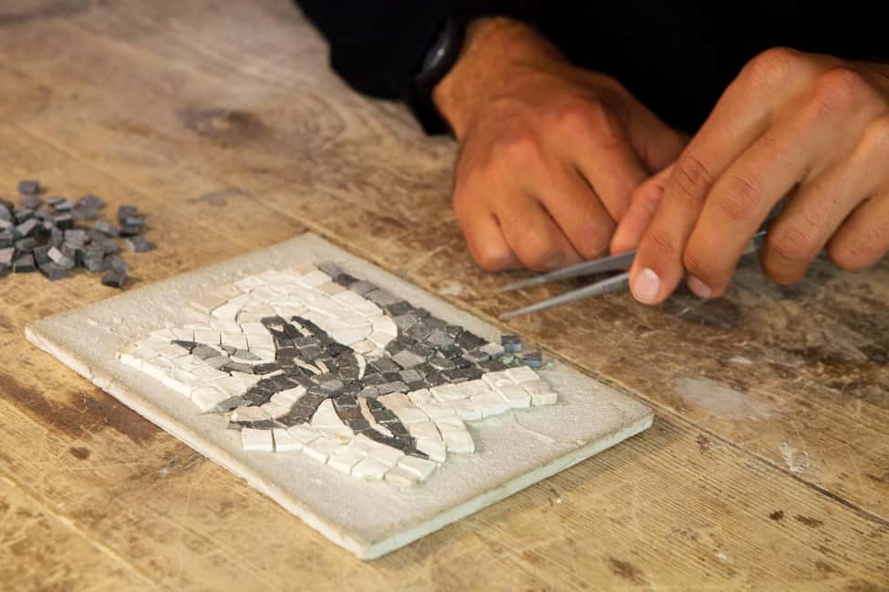 Rome: Ancient Mosaic Making Workshop - Your take-home mosaic: size, weight, frame, and travel planning