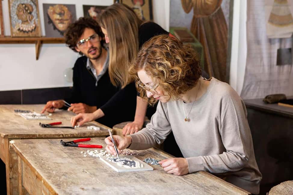 Rome: Ancient Mosaic Making Workshop - The Roman mosaic lesson: texture, composition, and history that makes sense