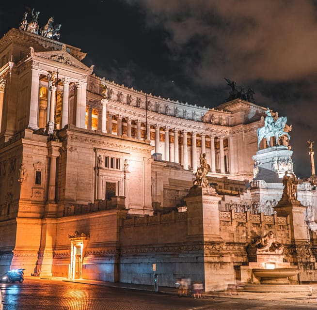 Rome: Ancient Rome Night Tour - Meeting at Altare della Patria (Vittoriano) and Getting Your Bearings
