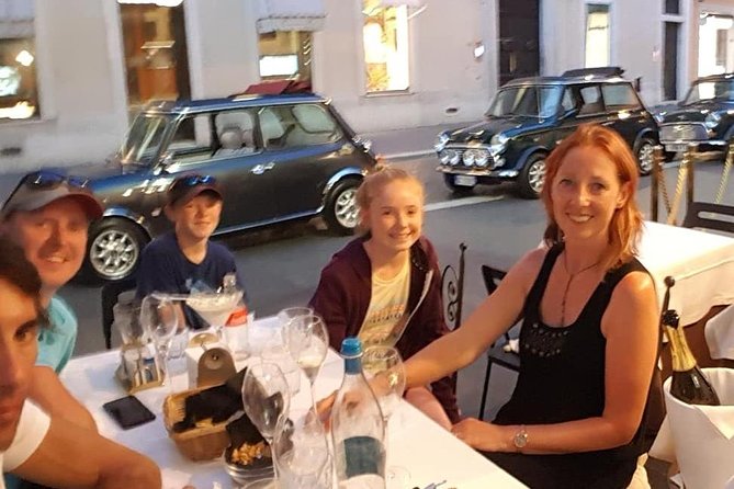 Rome Aperitifs Tour in Mini Cooper Classic , Ancient Highlights - Trevi Fountain: Quick hit, no stress