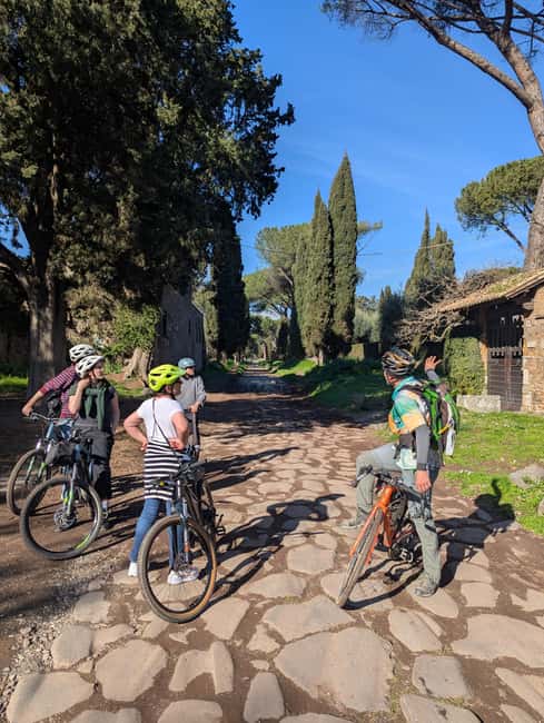 Rome: Appian Way, Aqueducts, & Catacombs E-Bike Guided Tour - Appian Way on E-Bike: 2,300 Years of Cobblestones Under Your Tires