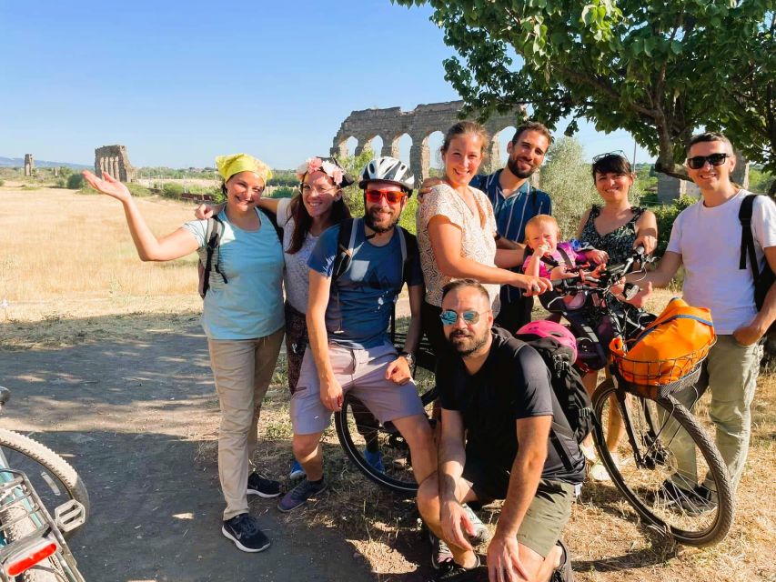 Rome: Appian Way & Catacomb Sunset E-bike Tour with Aperitif - Caffarella Park break: a breather before the aperitivo