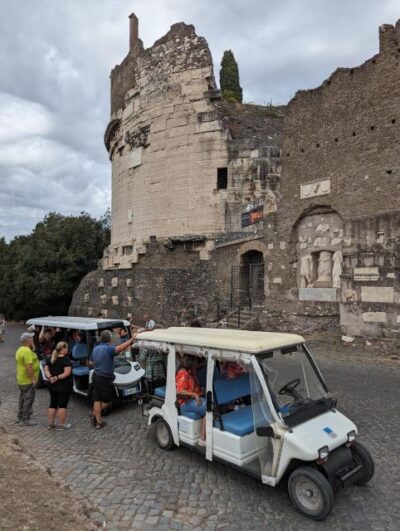 Rome: Appian Way & Catacombs Golf Cart Shared Tour - Golf cart timing and the small-group advantage (5 people max)