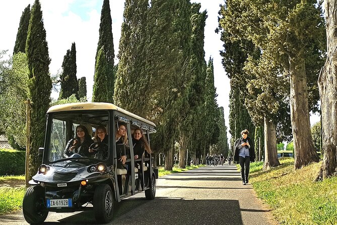 Rome: Appian Way Catacombs Guided Tour with Golf Cart Shuttle - Colosseum, Circus Maximus, Baths of Caracalla: the value of seeing them from the road