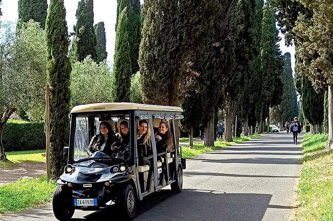 Rome: Appian Way Catacombs Guided Tour with Golf Cart Shuttle - Getting started at Via Marco Aurelio (and what “small group” means)
