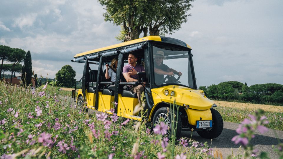 Rome: Appian Way Golf Cart Tour with Roman Catacombs Entry - FAQ